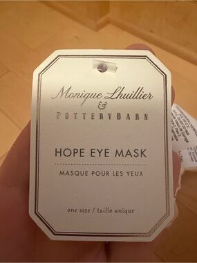 Monique Lhuillier Hope Eye Mask - White